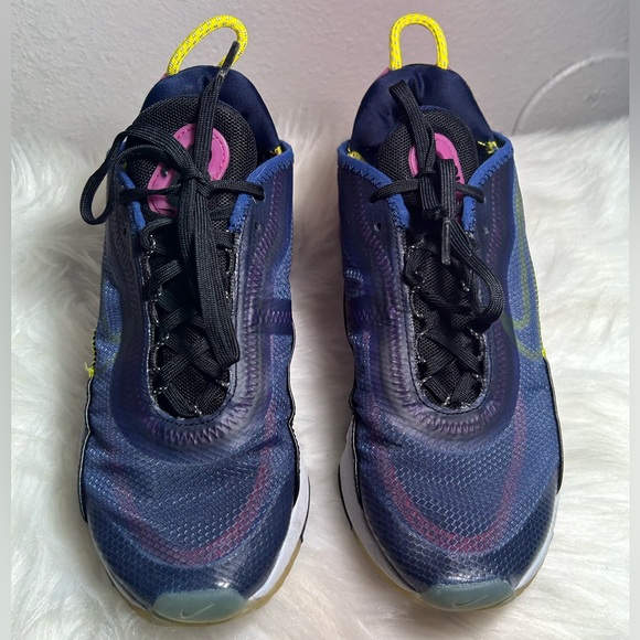 NIKE AIR MAX 2090 CK2612-400 Navy Magenta Running Sneaker Size 7 - Picture 9 of 11